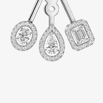 [Glow Jewelry] My Twin Trio  Diamond Earrings