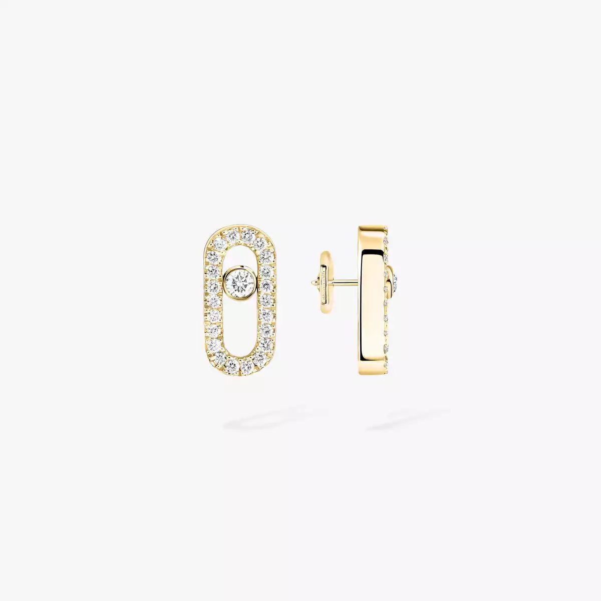 [Glow Jewelry]Move Uno Diamond Earrings