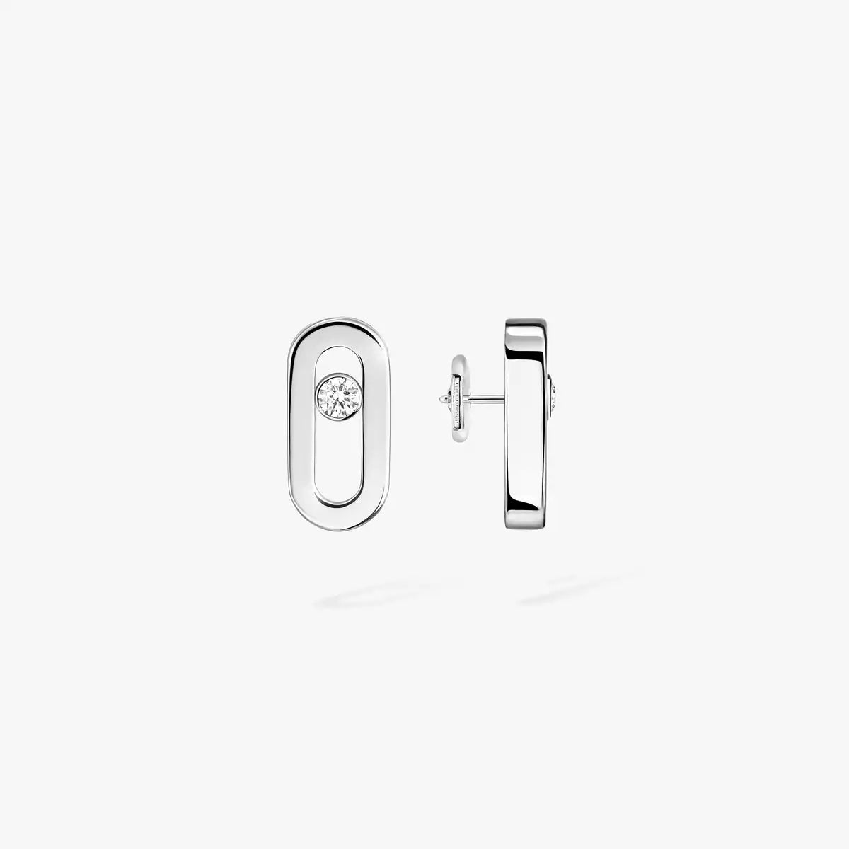 [Glow Jewelry]Move Uno Diamond Stud Earrings