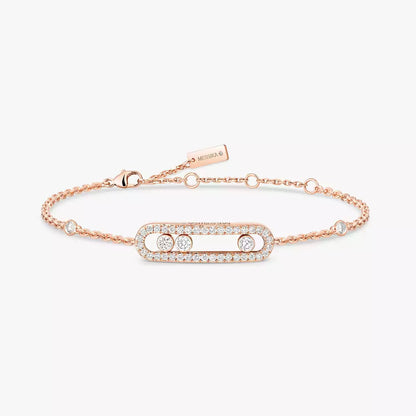 [Glow Jewelry]Pavé Baby Move Diamond Bracelet