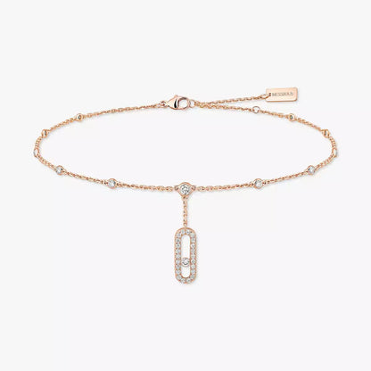[Glow Jewelry] Move Uno pavé ankle bracelet