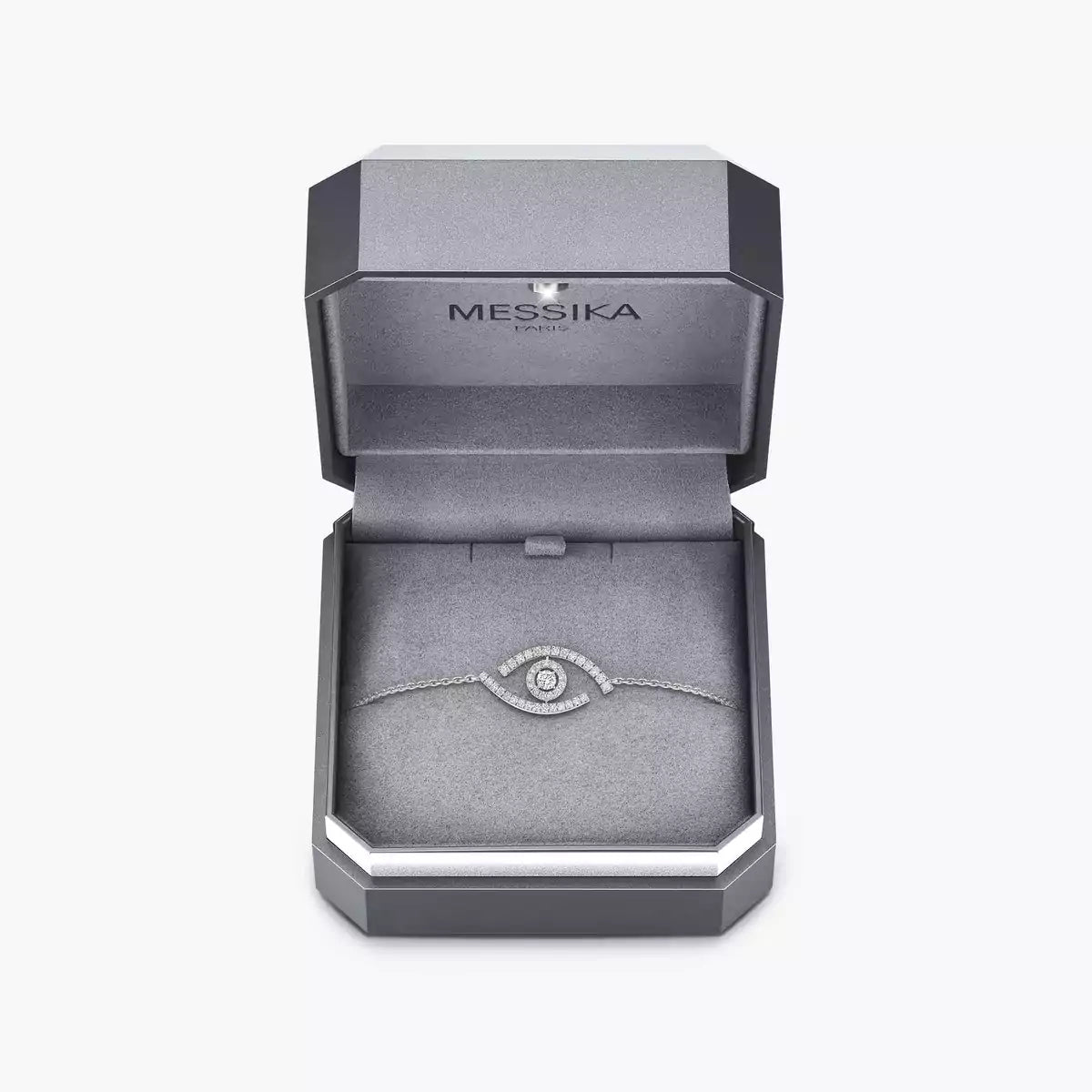 [Glow Jewelry]Lucky Eye Pave-Set Diamond Bracelet