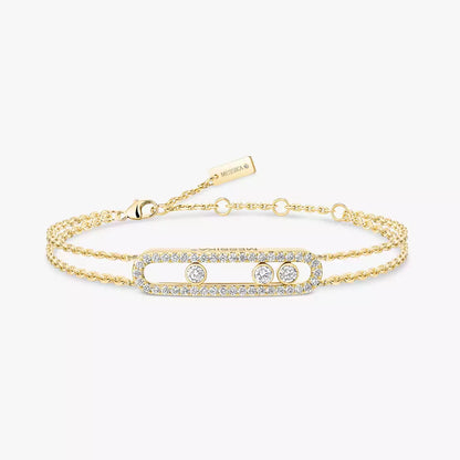 [Glow Jewelry] Move Classique pavé bracelet