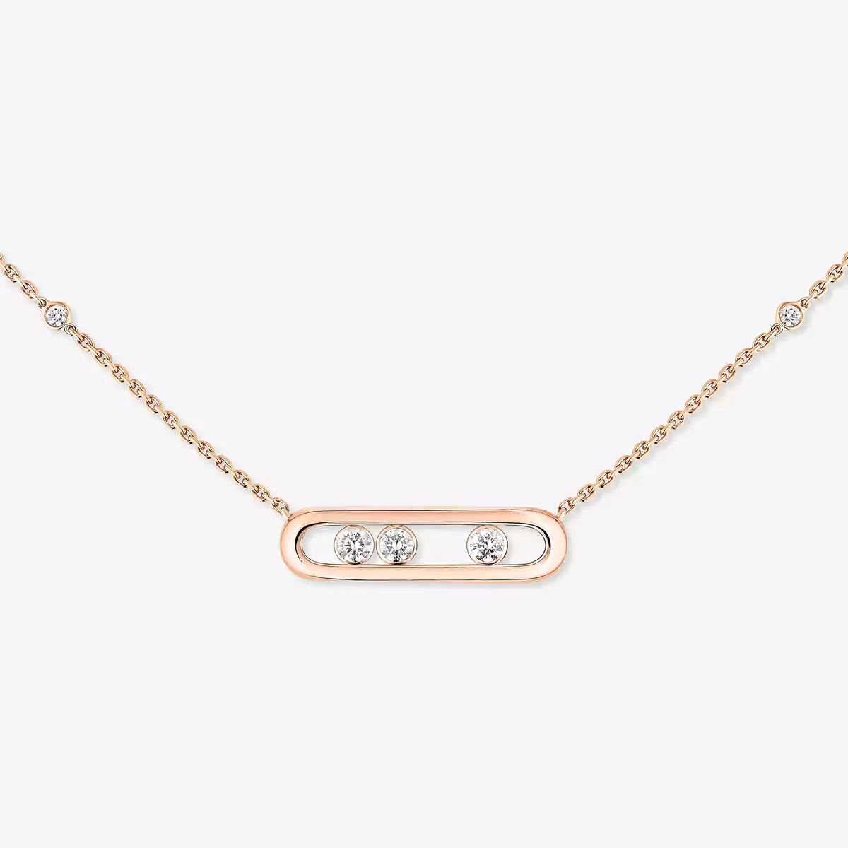[Glow Jewelry] Baby Move Gold Diamond Necklace