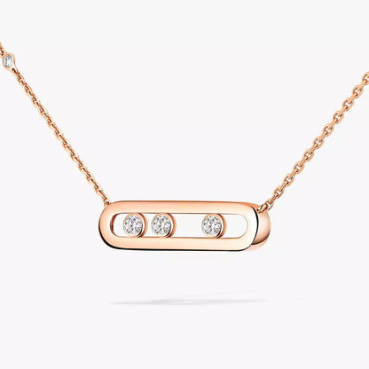 [Glow Jewelry] Baby Move Gold Diamond Necklace