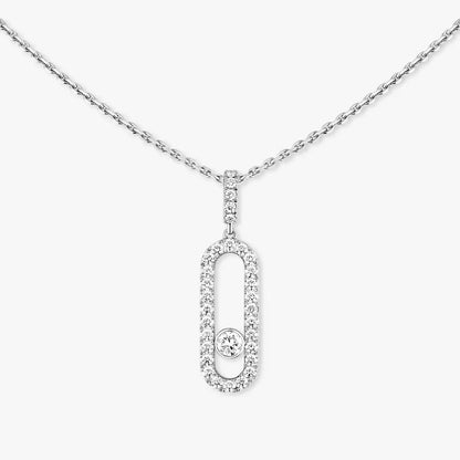 [Glow Jewelry]Move Uno Diamond Necklace in Rose Gold