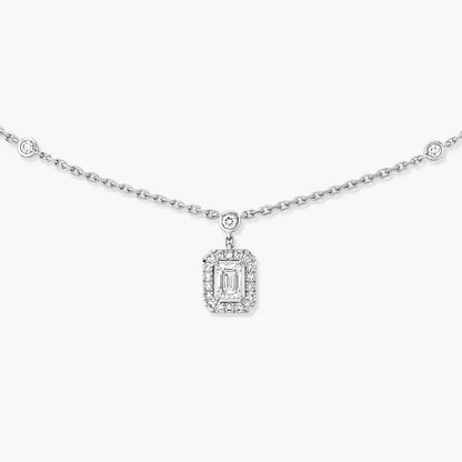 [Glow Jewelry]My Twin Diamond Necklace in Silver