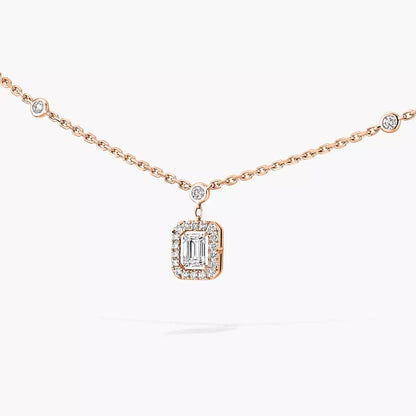 [Glow Jewelry]My Twin Diamond Necklace in Silver