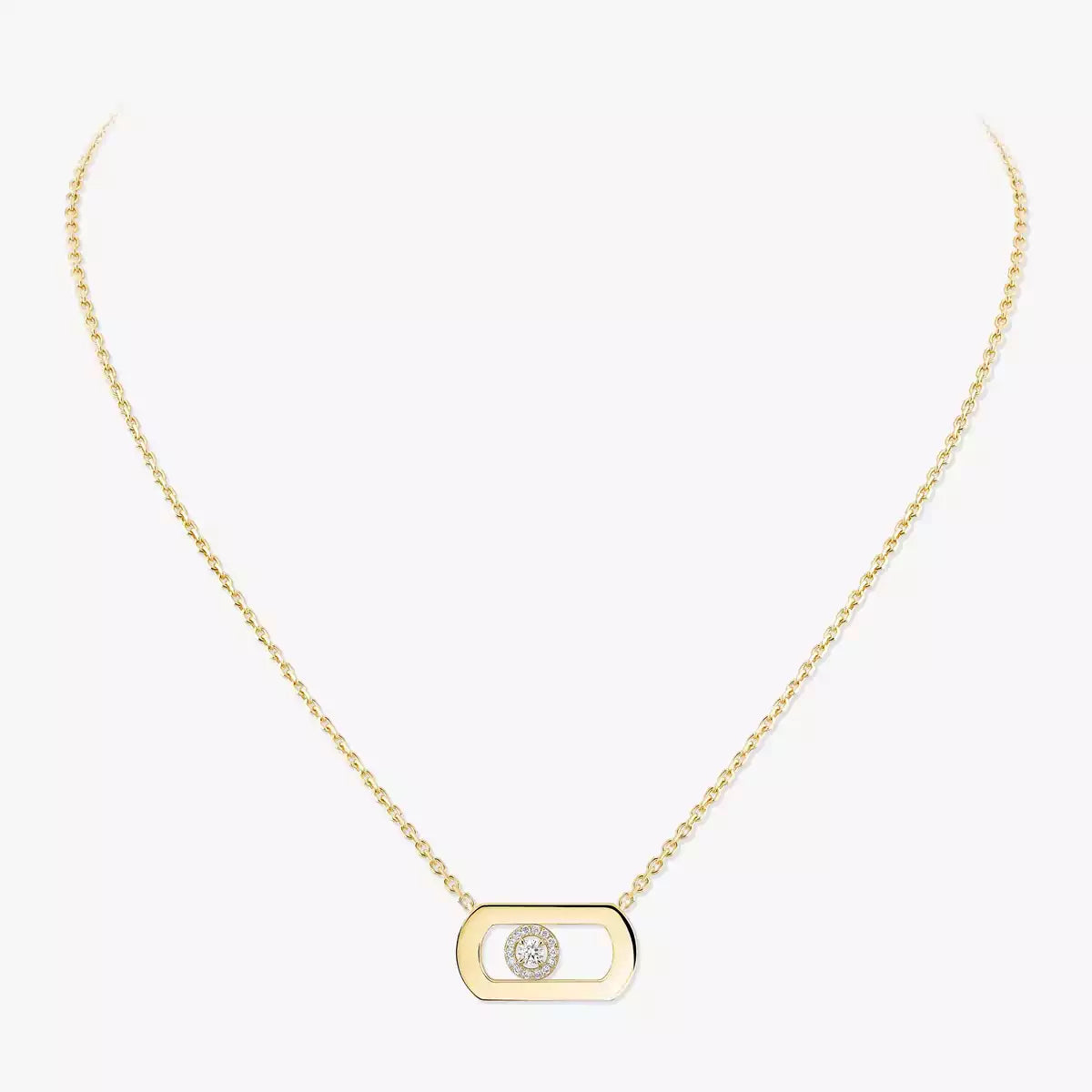 [Glow Jewelry]So Move Diamond Necklace in Gold