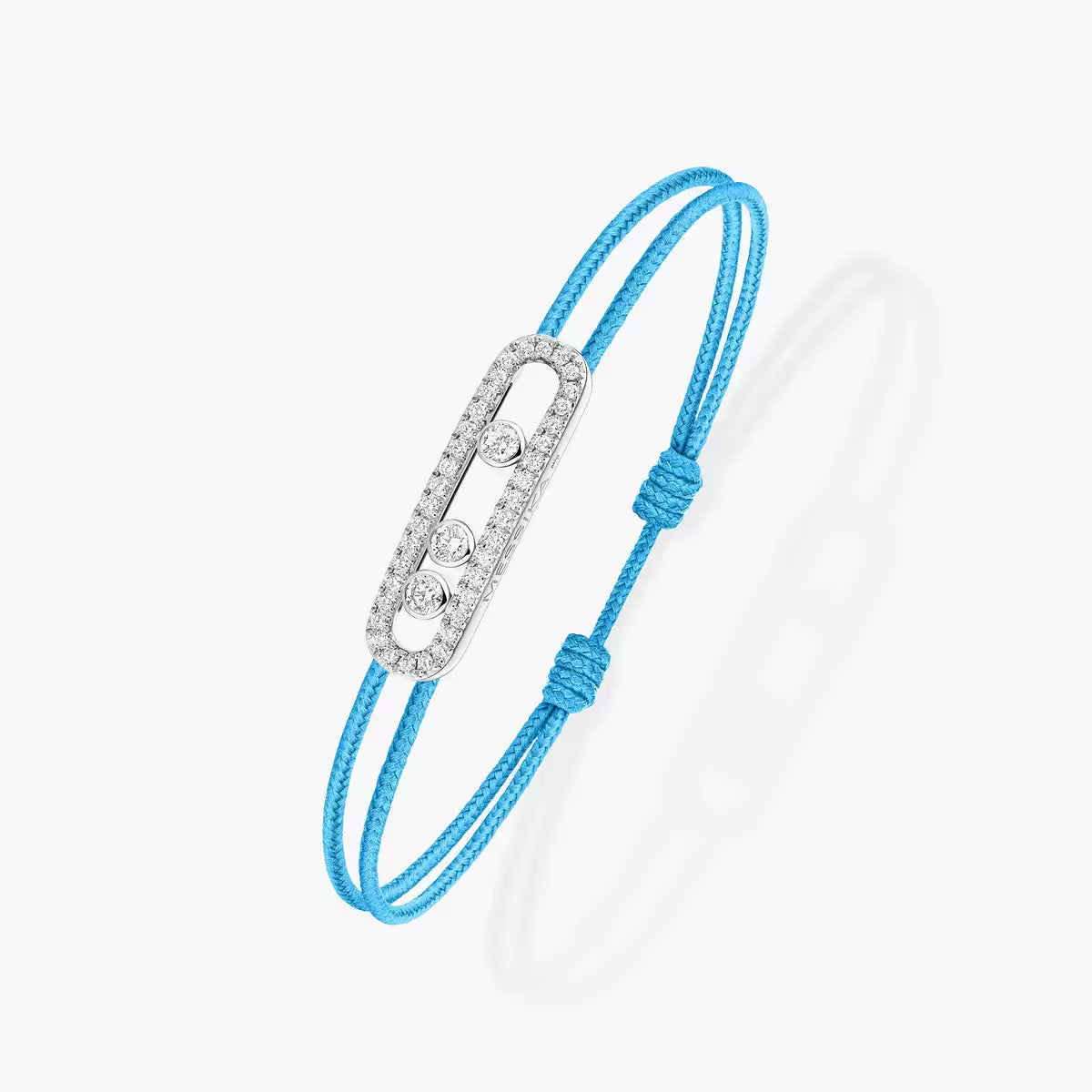 [Glow Jewelry]MK Care(s) pink cord pavé bracelet