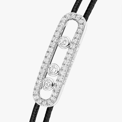 [Glow Jewelry]MK Care(s) pink cord pavé bracelet