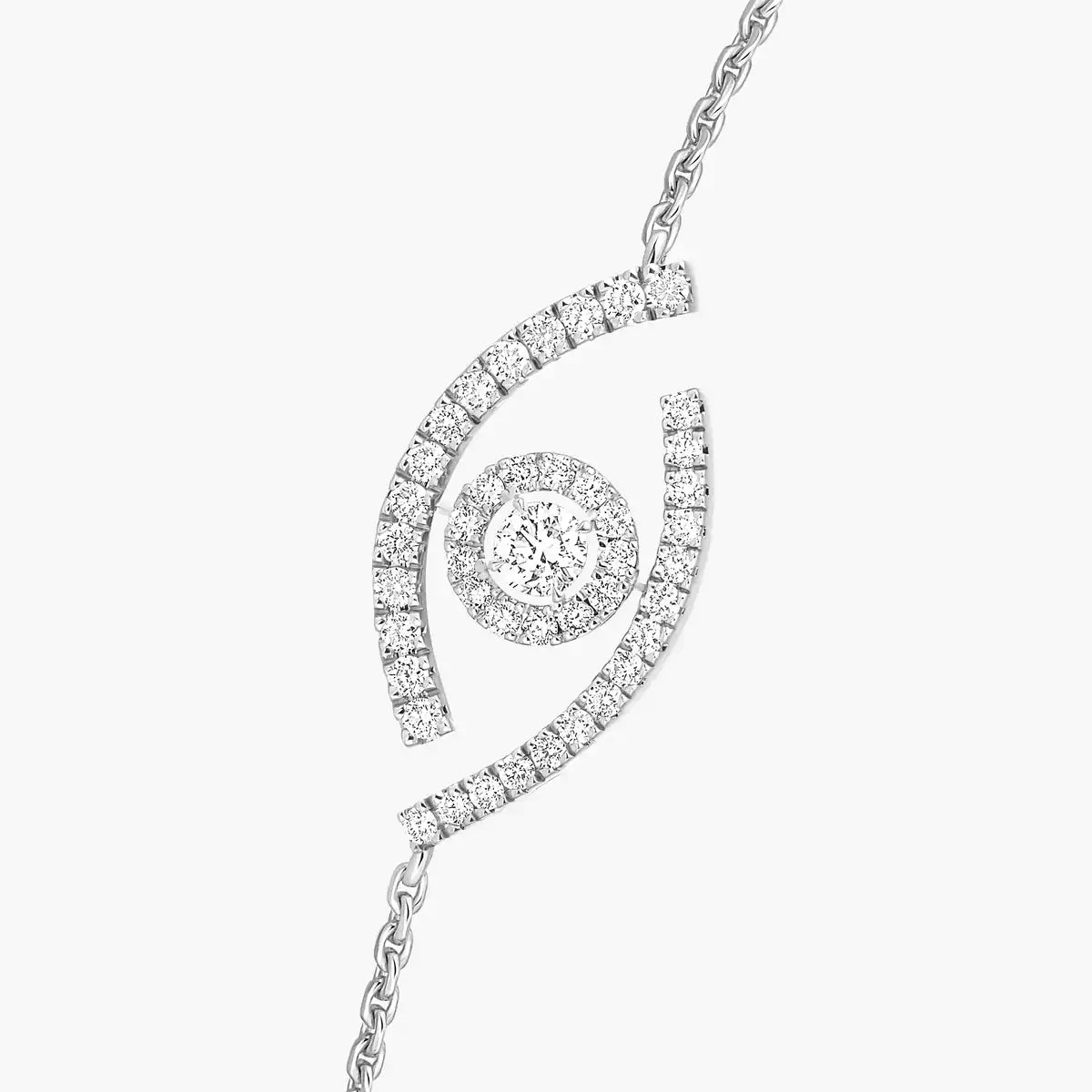[Glow Jewelry]Lucky Eye Pave-Set Diamond Bracelet