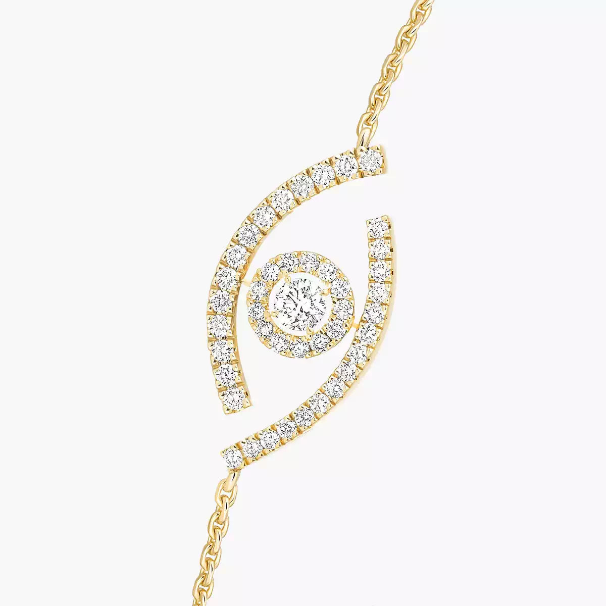 [Glow Jewelry]Lucky Eye Pave-Set Diamond Bracelet