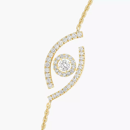 [Glow Jewelry]Lucky Eye Pave-Set Diamond Bracelet