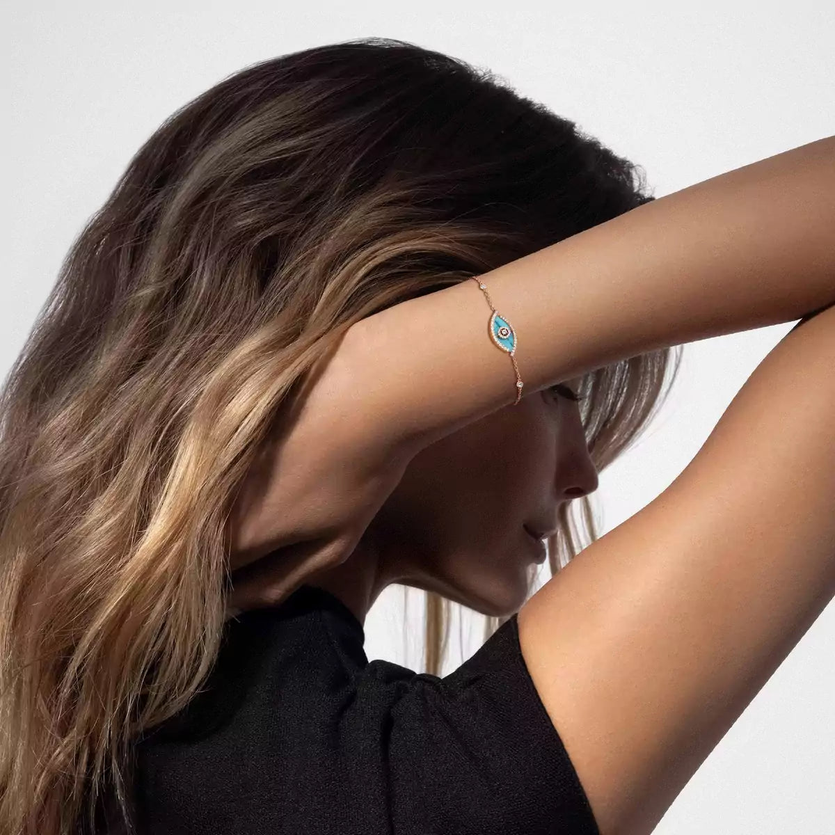 [Glow Jewelry]Lucky Eye Diamond Bracelet