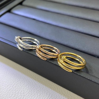 [Glow Jewelry]SMOOTH THREE-BAND NAIL RING