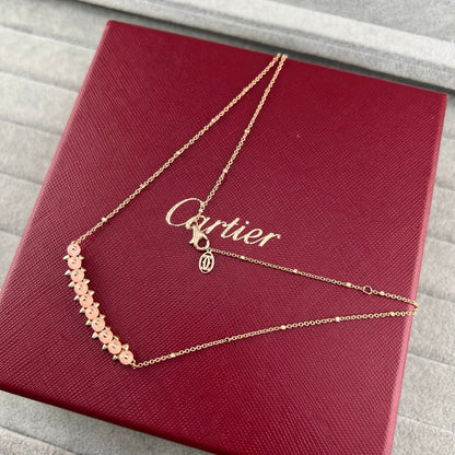 [Glow Jewelry]NEW STUD COLORED GEM PENDANT NECKLACE