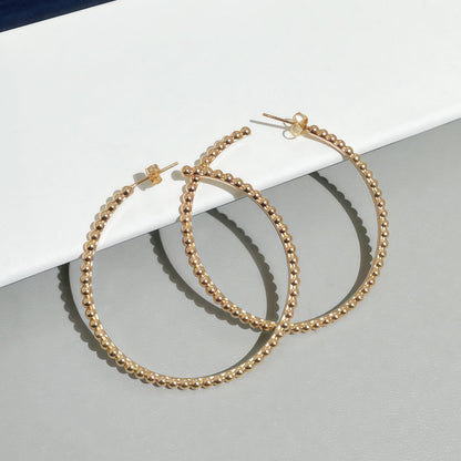 [Glow Jewelry] SMOOTH BEAD STUD EARRINGS