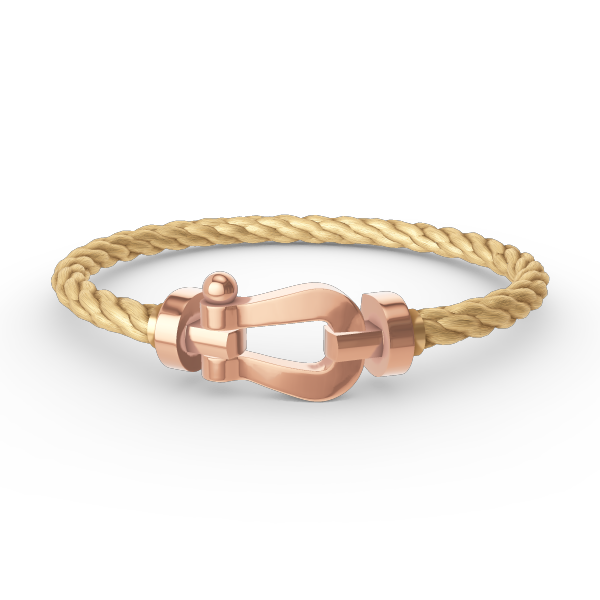 [Glow Jewelry]FORCE LARGE HORSESHOE NO DIAMOND BRACELET ROSE GOLD