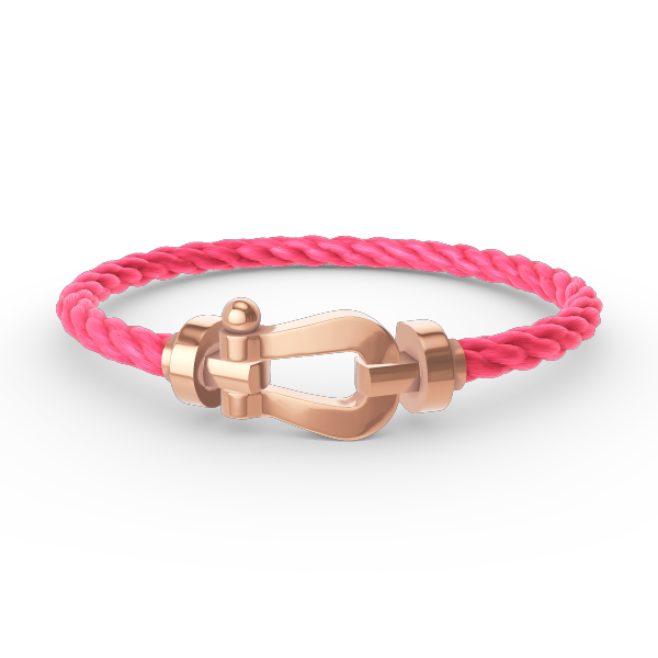 [Glow Jewelry]FORCE LARGE HORSESHOE NO DIAMOND BRACELET ROSE GOLD