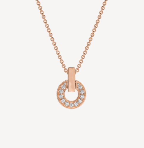 [Glow Jewelry]GARI NECKLACE PINK GOLD DIAMOND