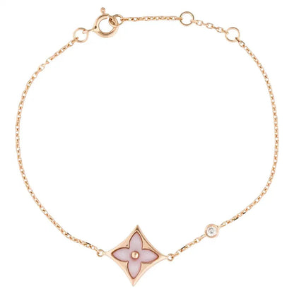 ¡®Glow Jewelry¡¯STAR 1 DIAMOND PINK GOLD BRACELET