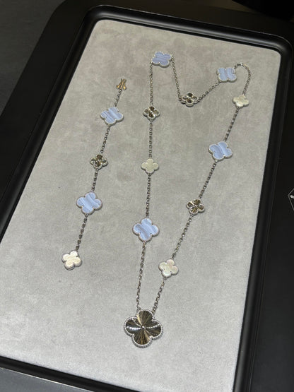 [¡®Glow Jewelry¡¯] 25 NEW CLOVER 15 MOTIFS PURPLE CHALCEDONY