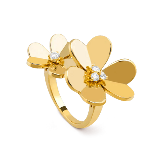 [Glow Jewelry]CLOVER COMOS GOLD DIAMOND RING