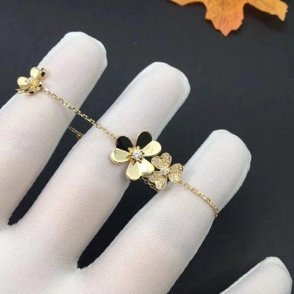 ¡®Glow Jewelry¡¯FRIVOLE GOLD 5 FLOWERS BRACELET