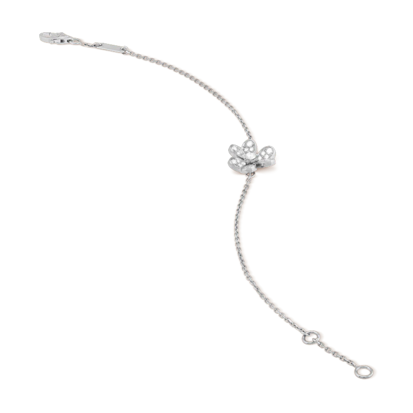 ¡®Glow Jewelry¡¯FRIVOLE SILVER FLOWER DIAMOND BRACELET