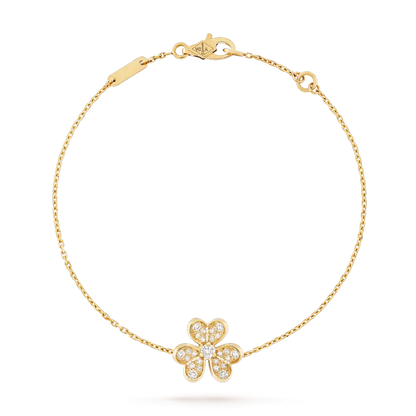 [Glow Jewelry]FRIVOLE GOLD FLOWER DIAMOND BRACELET