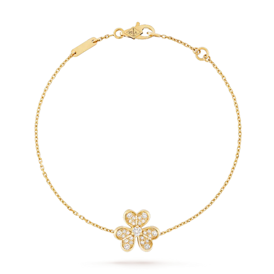 [Glow Jewelry]FRIVOLE GOLD FLOWER DIAMOND BRACELET