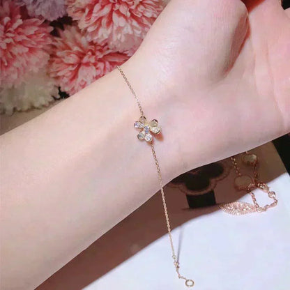¡®Glow Jewelry¡¯FRIVOLE GOLD FLOWER DIAMOND BRACELET