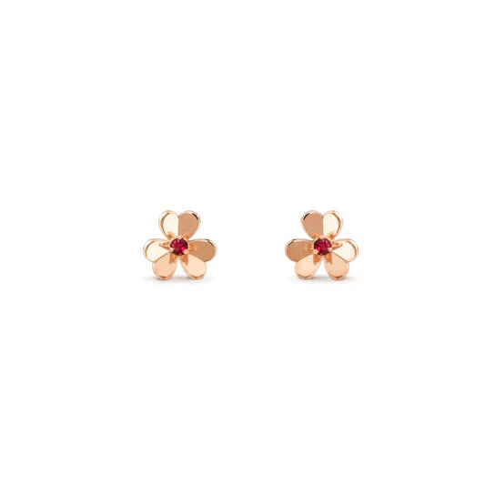 [Glow Jewelry]FRIVOLE  FLOWER PINK EARRINGS
