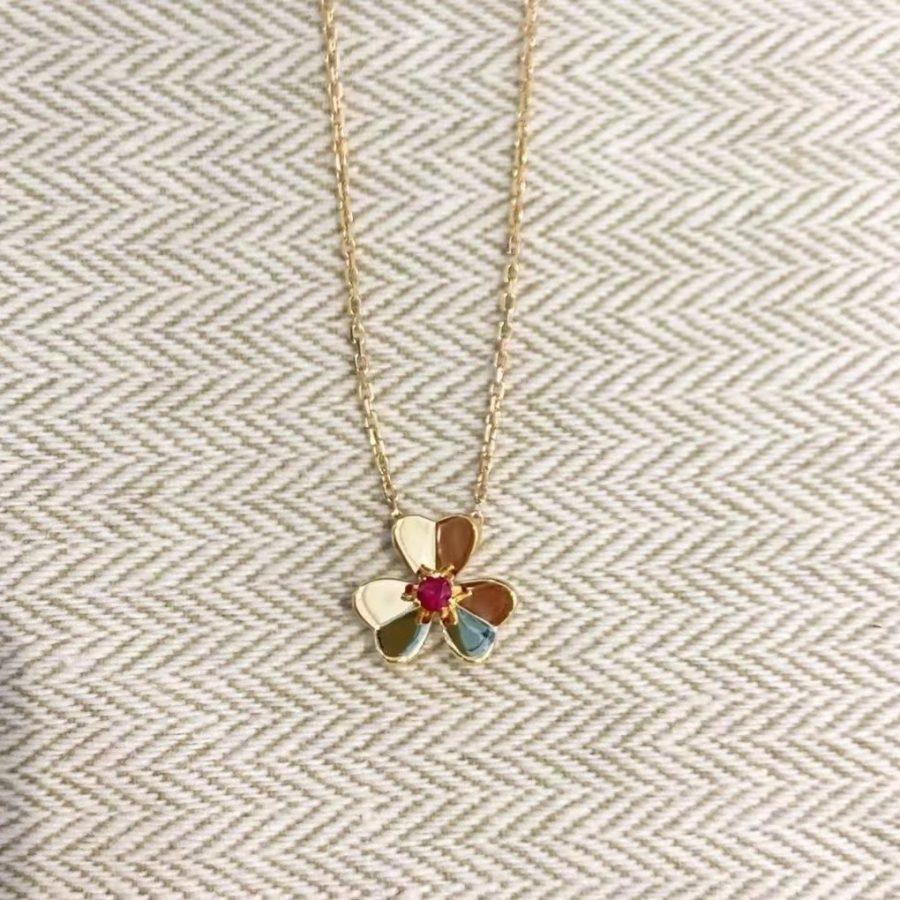 ¡®Glow Jewelry¡¯FRIVOLE GOLD FLOWER NECKLACE