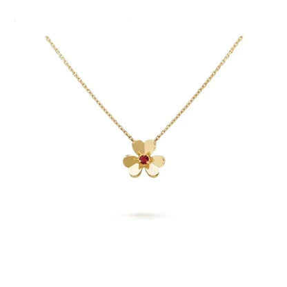 [Glow Jewelry]FRIVOLE GOLD FLOWER NECKLACE
