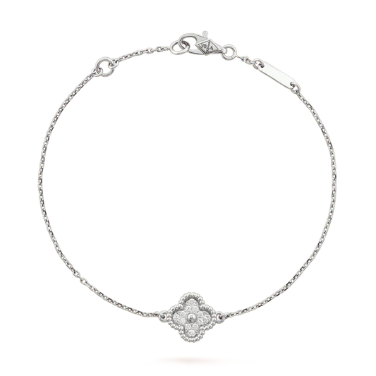 ¡®Glow Jewelry¡¯CLOVER  SINGLE FLOWER BRACELET SILVER
