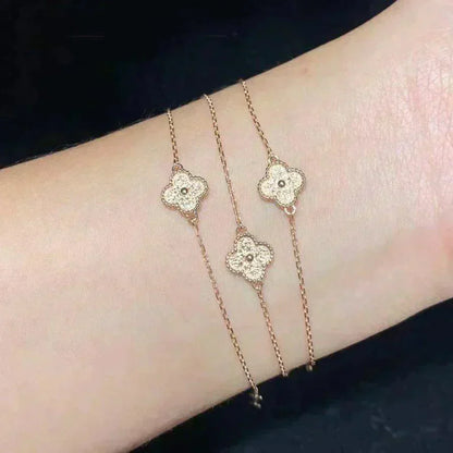 [Glow Jewelry]CLOVER SINGLE FLOWER BRACELET