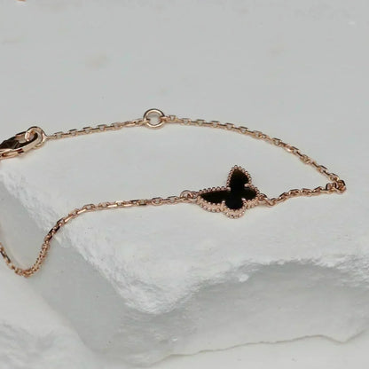 [Glow Jewelry]BUTTERFLY ONYX  BUTTERFLY BRACELET