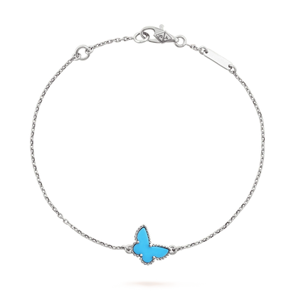 ¡®Glow Jewelry¡¯BUTTERFLY TURQUOISE BUTTERFLY BRACELET SILVER