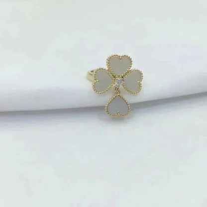 ¡®Glow Jewelry¡¯SWEET CLOVER WHITE MOP RING