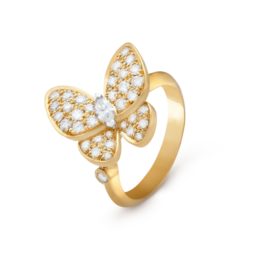 [Glow Jewelry]BUTTERFLY DIAMOND RING