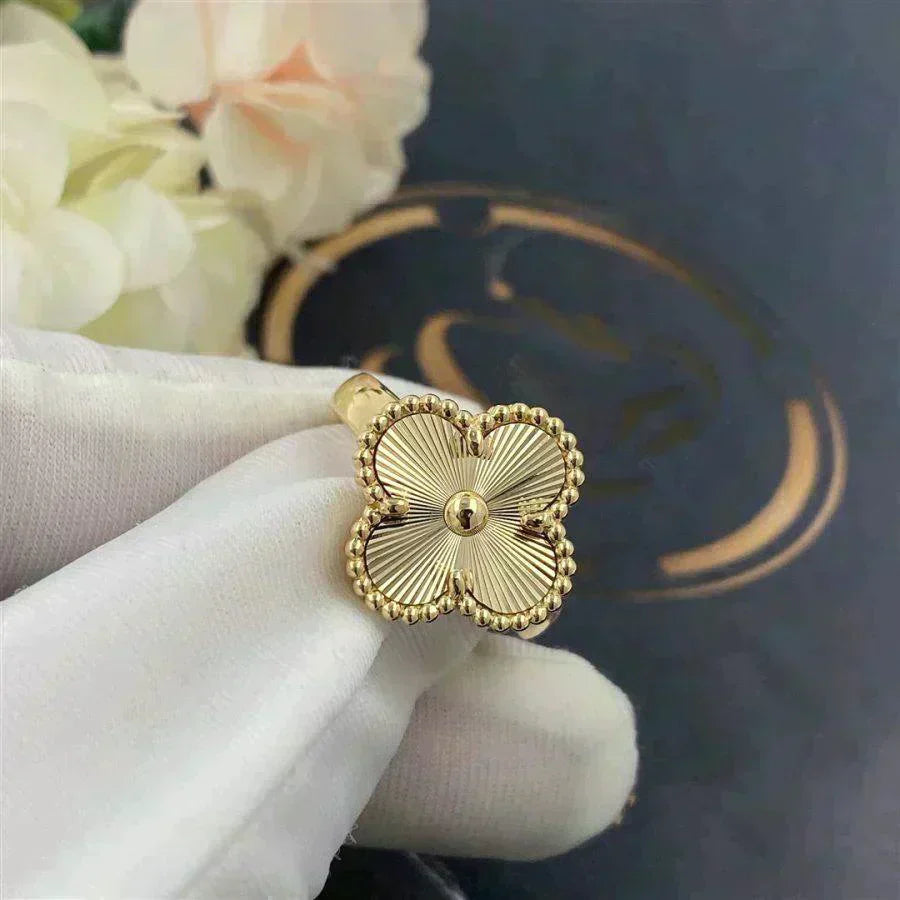 [Glow Jewelry]CLOVER GOLD RING