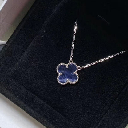 ¡®Glow Jewelry¡¯CLOVER 15MM PIETERSITE NECKLACE SILVER