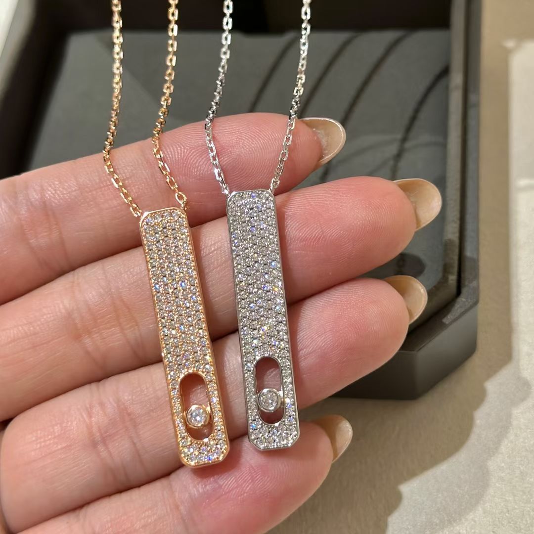 [Glow Jewelry]MY FIRST DIAMOND PAVED NECKLACE