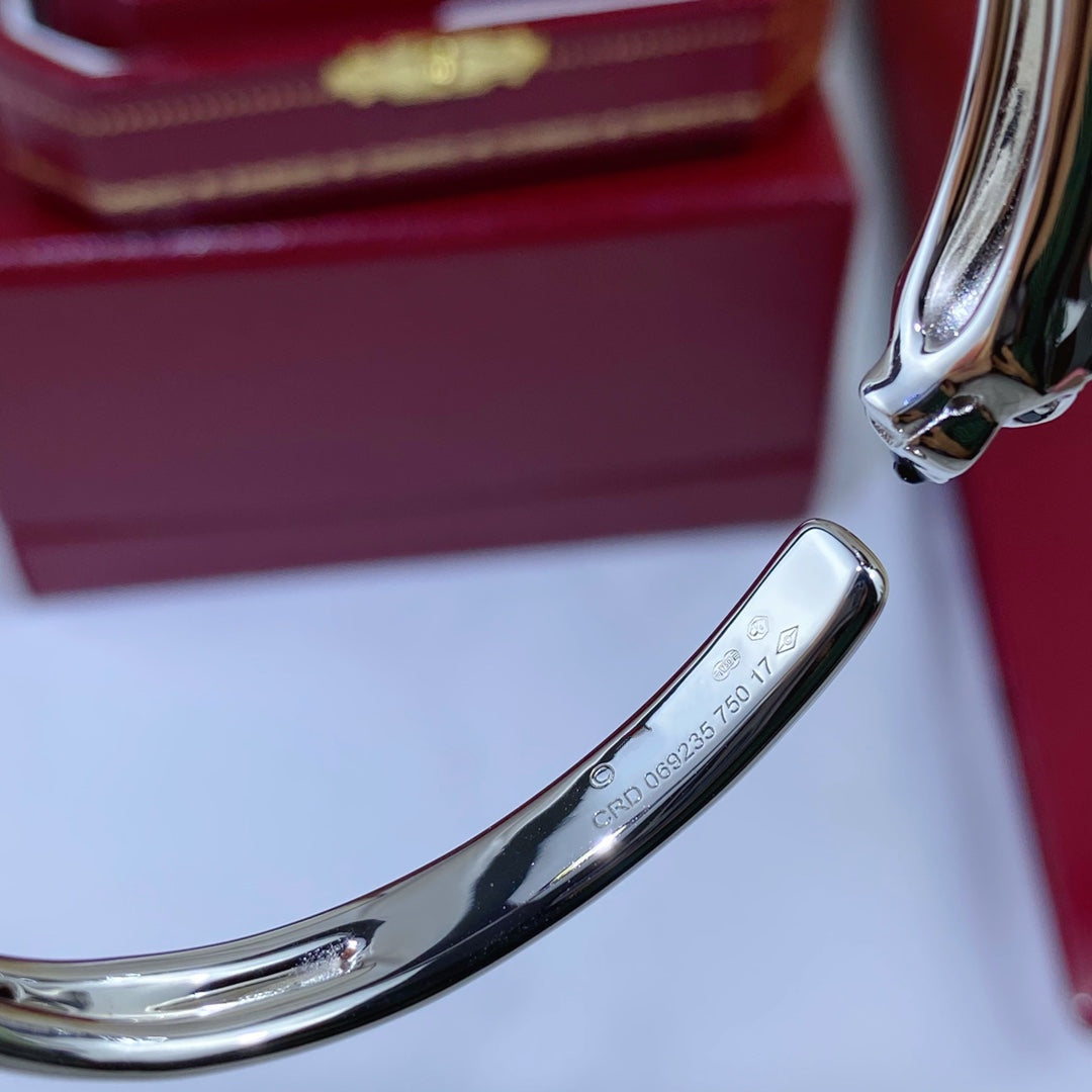 [Glow Jewelry]PANTHERE SILVER OPEN BRACELET
