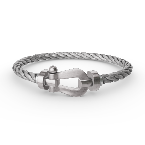 [Glow Jewelry]FORCE LARGE HORSESHOE NO DIAMOND BRACELET SILVER