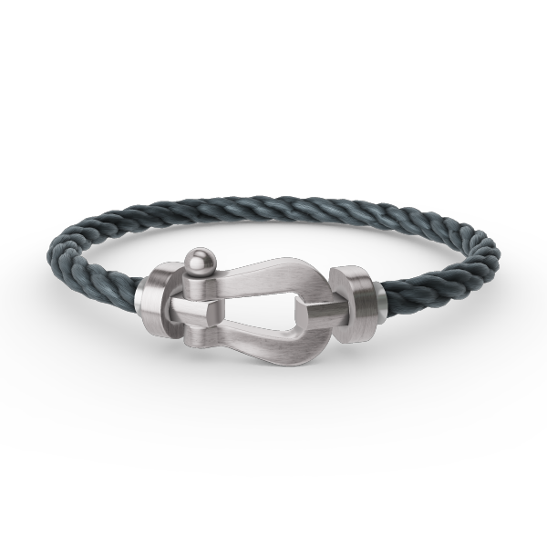 [Glow Jewelry]FORCE LARGE HORSESHOE NO DIAMOND BRACELET SILVER
