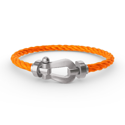 [Glow Jewelry]FORCE LARGE HORSESHOE NO DIAMOND BRACELET SILVER
