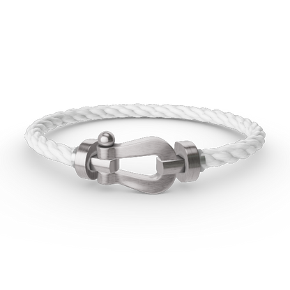 [Glow Jewelry]FORCE LARGE HORSESHOE NO DIAMOND BRACELET SILVER